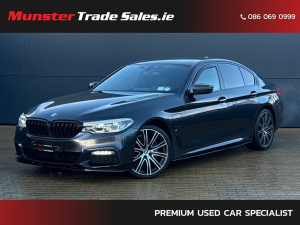 BMW 5-Series Saloon, Petrol Plug-in Hybrid, 2018, Grey