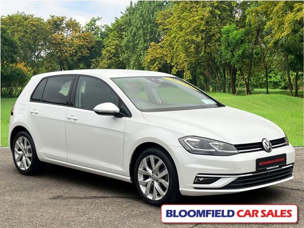 Volkswagen Golf Hatchback, Petrol, 2018, White
