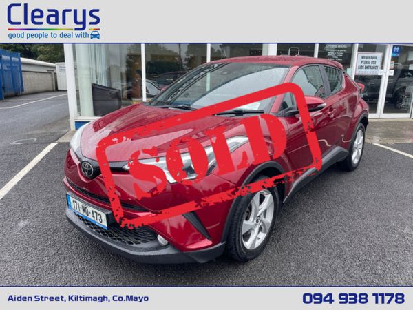Toyota C-HR Hatchback, Petrol, 2017, Red
