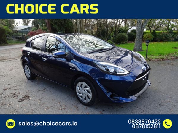 Toyota Aqua Hatchback, Petrol Hybrid, 2018, Blue