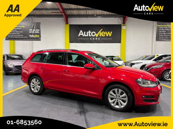 Volkswagen Golf Estate, Petrol, 2016, Red