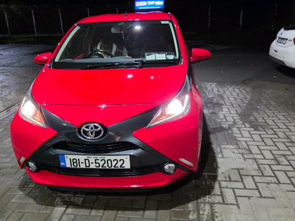 Toyota Aygo Hatchback, Petrol, 2018, Red
