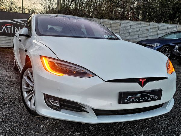 Tesla Model S Hatchback, Electric, 2018, White