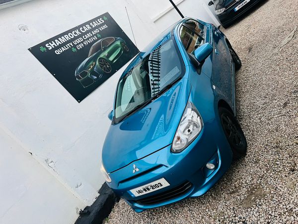 Mitsubishi Mirage Hatchback, Petrol, 2014, Blue