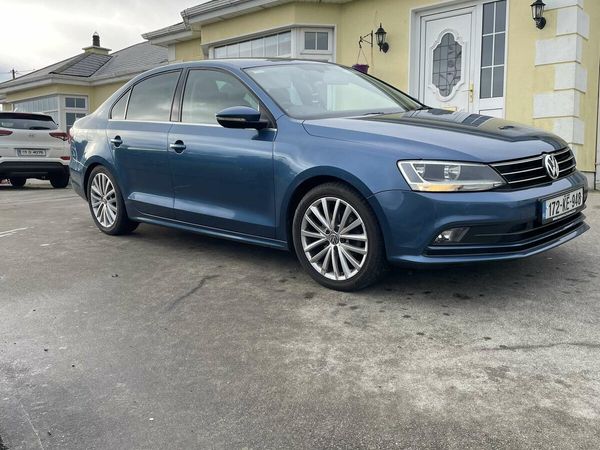 Volkswagen Jetta Saloon, Diesel, 2017, Blue