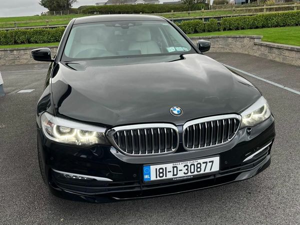 BMW 5-Series Saloon, Diesel, 2018, Black