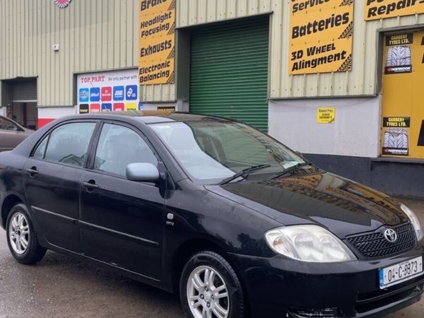 Toyota Corolla Saloon, Petrol, 2004, Black