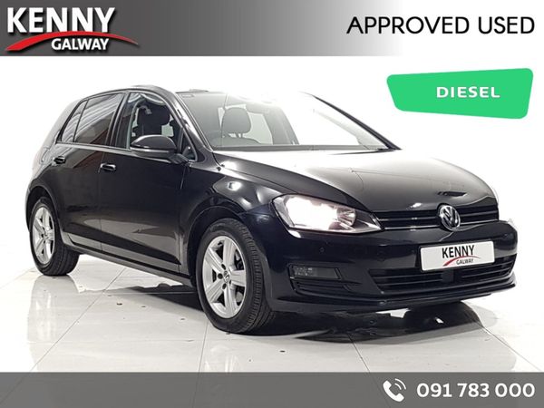 Volkswagen Golf Hatchback, Diesel, 2016, Black