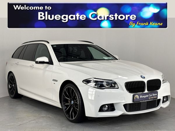 BMW 5-Series Estate, Petrol, 2016, White