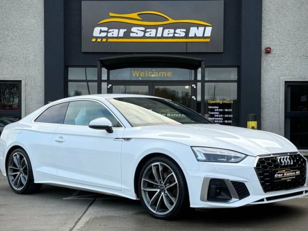 Audi A5 Coupe, Diesel Hybrid, 2021, White