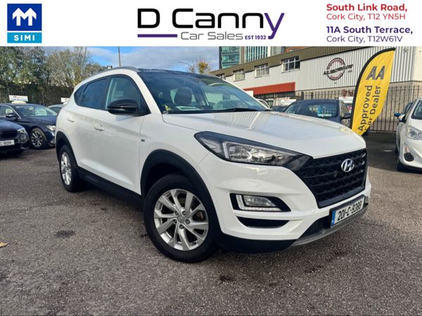 Hyundai Tucson Estate, Diesel Hybrid, 2020, White