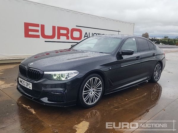 BMW 5-Series Saloon, Diesel Hybrid, 2020, Black