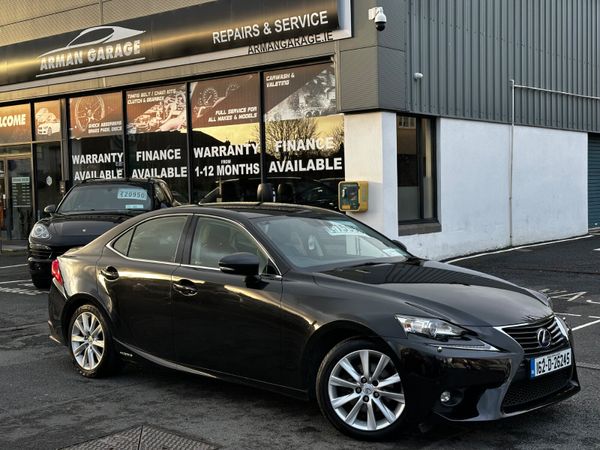 Lexus IS Saloon, Petrol Hybrid, 2016, Black