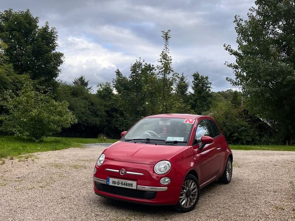Fiat 500 Hatchback, Petrol, 2015, Red