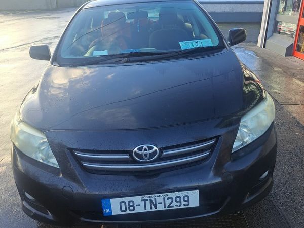 Toyota Corolla Saloon, Petrol, 2008, Black