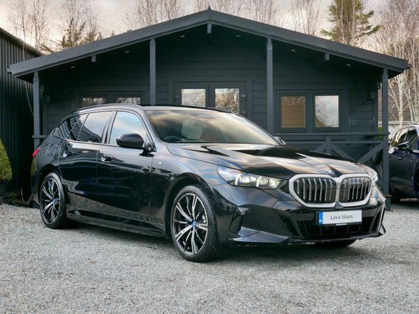 BMW 5-Series Estate, Petrol Hybrid, 2025, Black