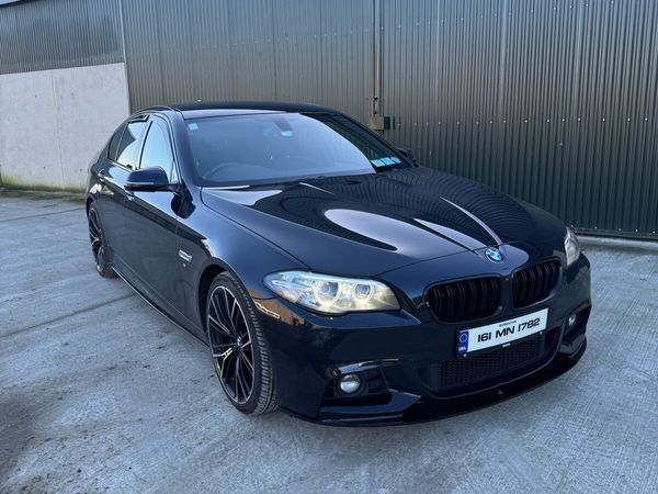 BMW 5-Series Saloon, Diesel, 2016, Black