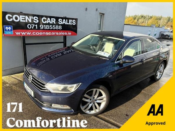 Volkswagen Passat Saloon, Diesel, 2017, Blue