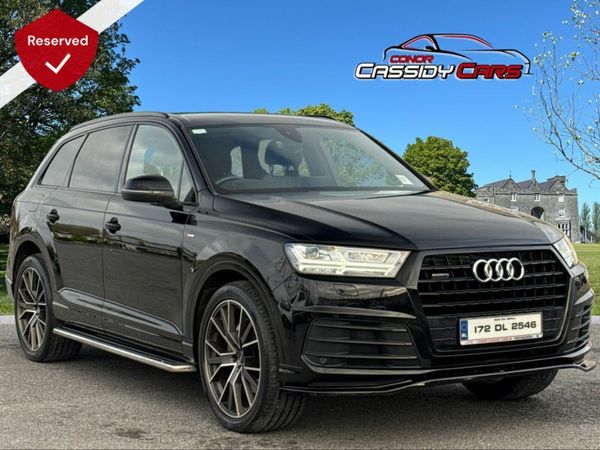 Audi Q7 Estate, Diesel Plug-in Hybrid, 2017, Black