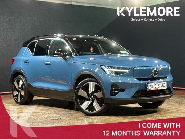 Volvo XC40 SUV, Electric, 2023, Blue
