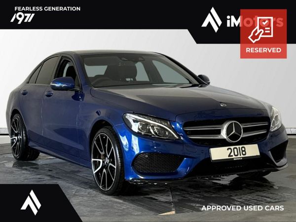 Mercedes-Benz C-Class Saloon, Diesel, 2018, Blue