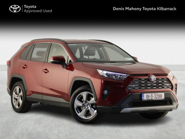 Toyota RAV4 SUV, Petrol Hybrid, 2019, Red