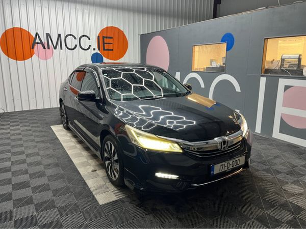 Honda Accord Saloon, Petrol Hybrid, 2017, Black