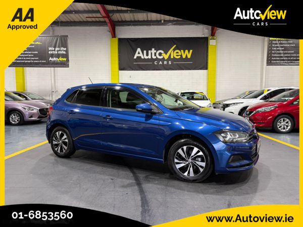 Volkswagen Polo Hatchback, Petrol, 2019, Blue