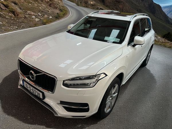 Volvo XC90 SUV, Petrol Plug-in Hybrid, 2016, White