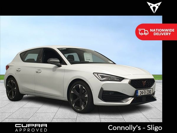 Cupra Leon Hatchback, Petrol Hybrid, 2024, White
