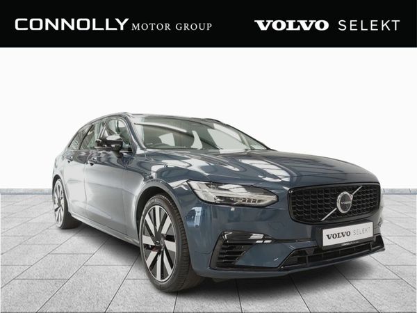 Volvo V90 Estate, Petrol Plug-in Hybrid, 2025, Blue
