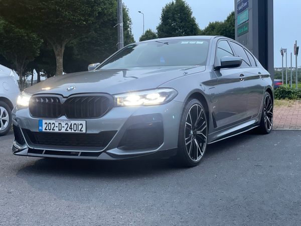 BMW 5-Series Saloon, Petrol Plug-in Hybrid, 2020, Blue