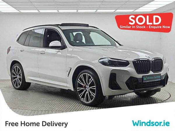 BMW X3 SUV, Petrol Plug-in Hybrid, 2023, White