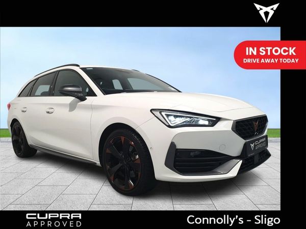 Cupra Leon Estate, Petrol Plug-in Hybrid, 2024, White