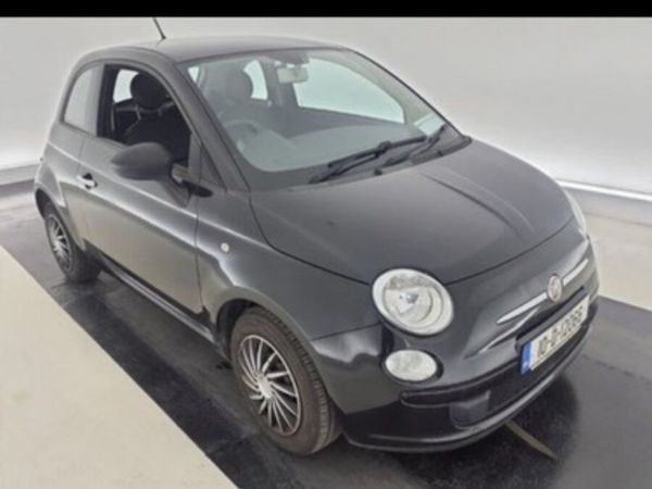 Fiat 500 Hatchback, Petrol, 2010, Black