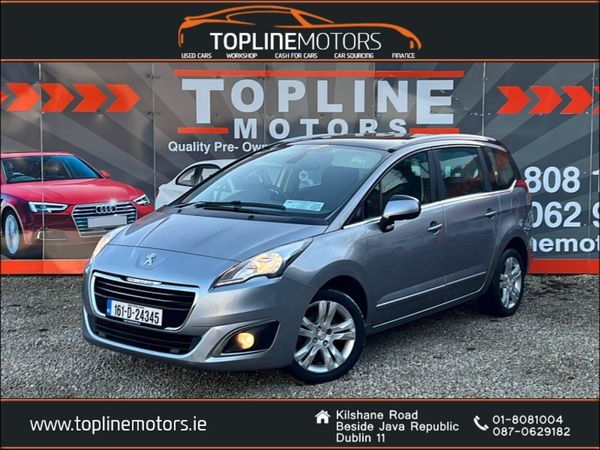 Peugeot 5008 MPV, Diesel, 2016, Grey