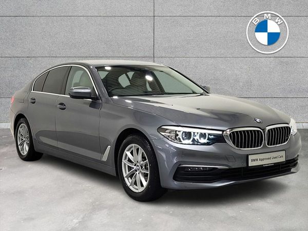 BMW 5-Series Saloon, Diesel Hybrid, 2020, Blue