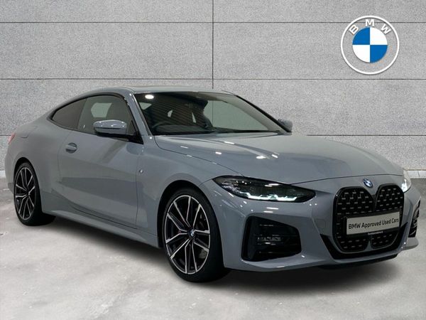 BMW 4-Series Coupe, Diesel Hybrid, 2022, Grey