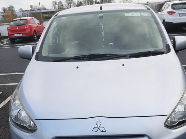 Mitsubishi Mirage Hatchback, Petrol, 2013, Silver