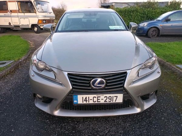 Lexus IS Saloon, Petrol Hybrid, 2014, Silver