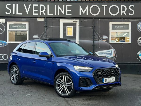 Audi Q5 SUV, Petrol Plug-in Hybrid, 2021, Blue