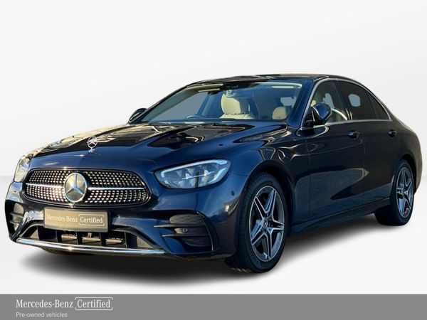 Mercedes-Benz E-Class Saloon, Diesel Hybrid, 2022, Blue