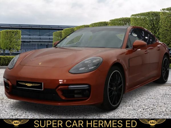 Porsche Panamera Hatchback, Petrol Hybrid, 2022, Orange