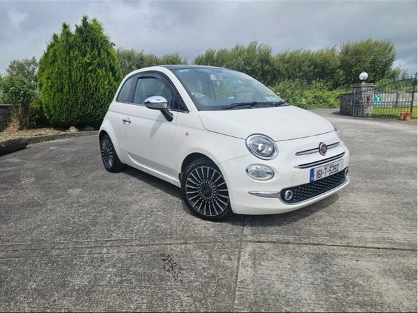 Fiat 500 Hatchback, Petrol, 2016, White
