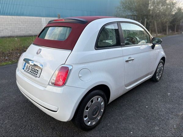 Fiat 500 Convertible, Petrol, 2011, White