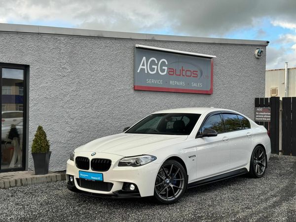 BMW 5-Series Saloon, Diesel, 2014, White
