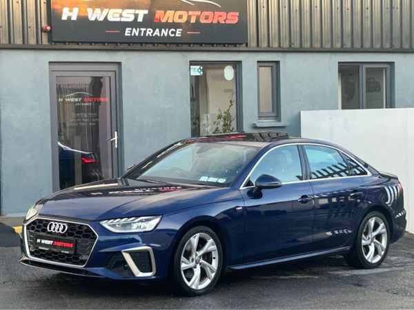 Audi A4 Saloon, Diesel, 2020, Blue