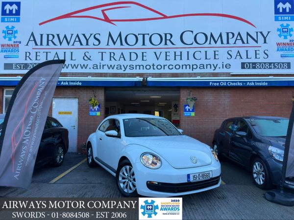 Volkswagen Beetle Hatchback, Petrol, 2015, White