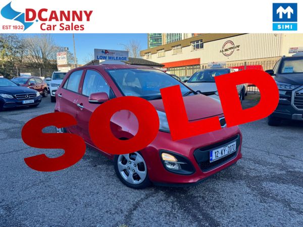 Kia Picanto Hatchback, Petrol, 2012, Red
