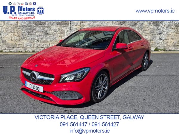 Mercedes-Benz CLA Saloon, Petrol, 2017, Red